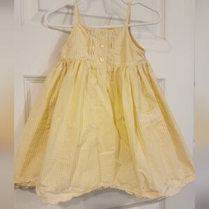 GAP Sunny Yellow Striped Dress